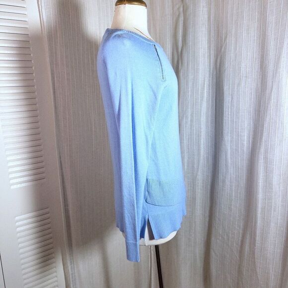 Neiman Marcus | Women’s | Sweaters | XS | Modern Abstract Light Blue Sweater - Picture 5 of 5